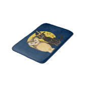 havermout en zwarte kartonnen bath mat (Gekanteld)