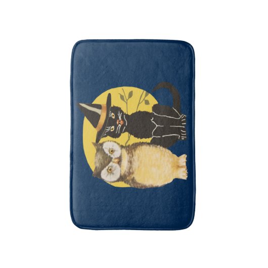 havermout en zwarte kartonnen bath mat (Voorkant Verticaal)