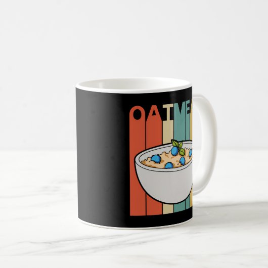 havermout koffiemok (Voorkant rechts)