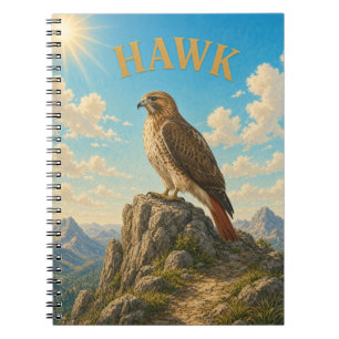 Havik Bergkammen Watercolor GeoSaga Notitieboek