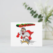 Havik Cartoon (vanaf $10.55) Briefkaart (Staand voorkant)
