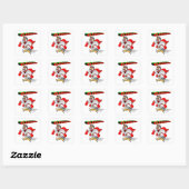 Havik Cartoon Vierkante Sticker (Vel)