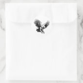 Havik Ronde Sticker (Tas)