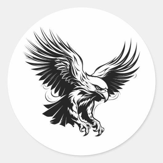 Havik Ronde Sticker (Voorkant)