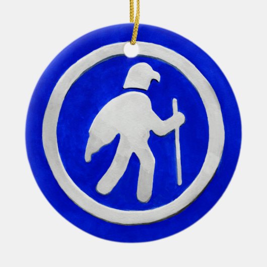 Havik Trail Markering Keramisch Ornament (Voorkant)