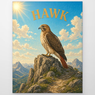 Havikbergwaterverf GeoSaga Briefkaart