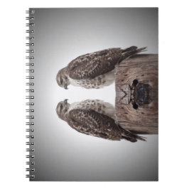 Haviken op een paal notitieboek