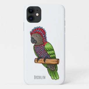 Havikskop papegaai vogel cartoon illustratie Case-Mate iPhone case