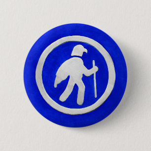 Havikspoor Markering Ronde Button 5,7 Cm