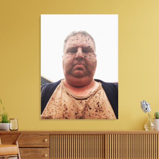 Having A Bad Day Canvas Afdruk (Insitu (Woonkamer))