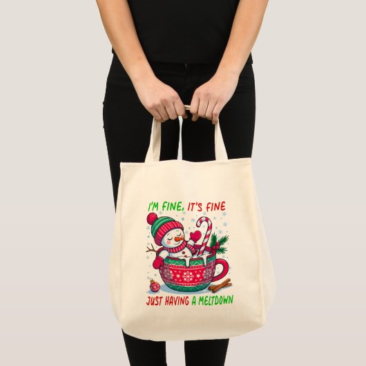 Having A Meltdown Tote Bag (Voorkant (product))