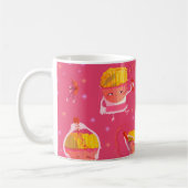 Having fun with ketchup koffiemok (Links)