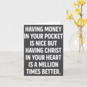 Having Money In Your Cket Is Nice But Having Chris Kaart (Gele Bloem)