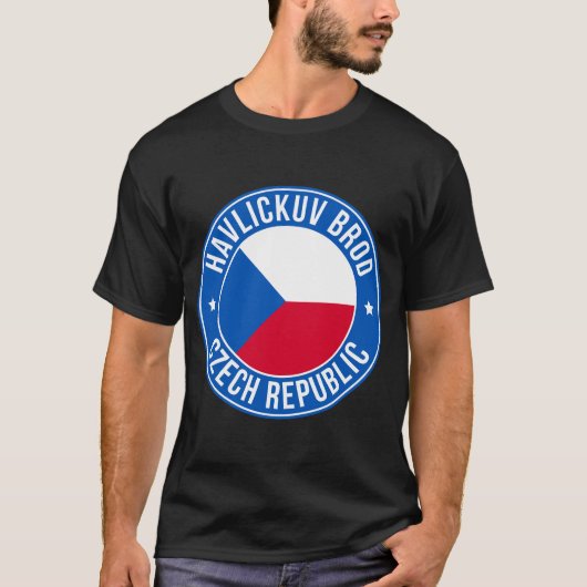 Havlickuv Brod, Tsjechië Stad T-Shirt (Voorkant)