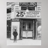Havlin's theater, 1910. foto poster (Voorkant)