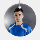 Havo-Vwo Voetbalteam Kerst Keramisch Ornament (Achterkant)