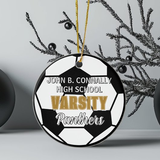 Havo-Vwo Voetbalteam Kerst Keramisch Ornament
