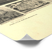 Havre de Grace Maryland 1907 Antiek Panorama Poster (Hoek)