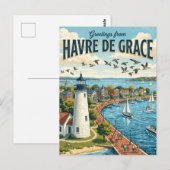Havre de Grace Maryland Briefkaart (Voorkant / Achterkant)