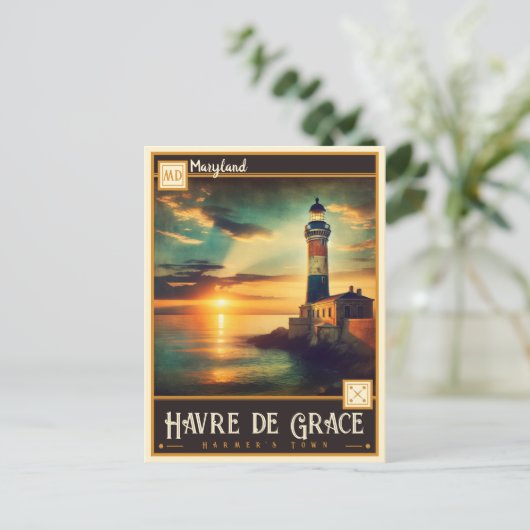Havre de Grace, Maryland |  Briefkaart (Staand voorkant)