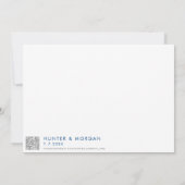 Havre de Grace Maryland Kaart Moderne Trouwfeest (Achterkant)