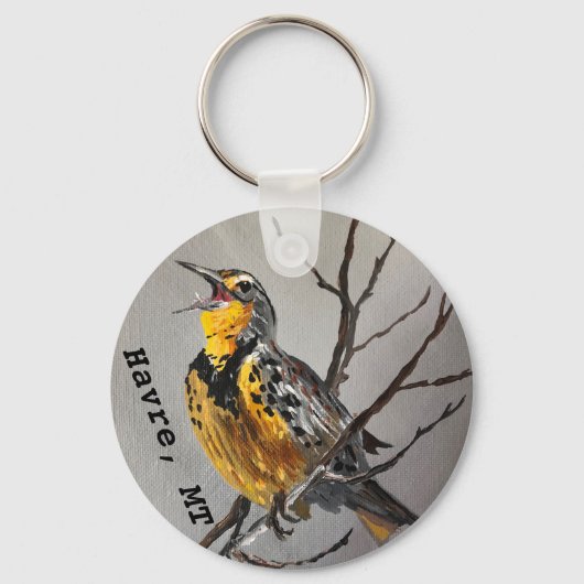 Havre Meadowlark sleutelhanger (Voorkant)