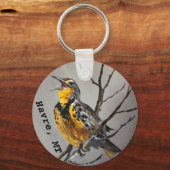 Havre Meadowlark sleutelhanger (Voorkant)