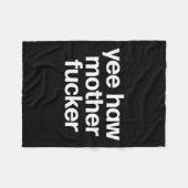 Haw Moeder Er Grappig Zuidelijke Redneck Rodeo Fleece Deken (Voorkant (Horizontaal))