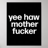 Haw Moeder Er Grappig Zuidelijke Redneck Rodeo Poster (Voorkant)