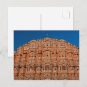 Hawa Mahal, Jaipur, India Briefkaart (Voorkant / Achterkant)