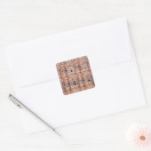 Hawa Mahal, Jaipur Vierkante Sticker (Envelop)