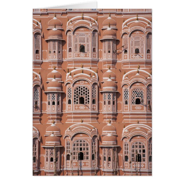 Hawa Mahal (Paleis van de Wind), Jaipur (Voorkant)