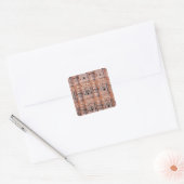 Hawa Mahal (Paleis van de Wind), Jaipur 2 Vierkante Sticker (Envelop)