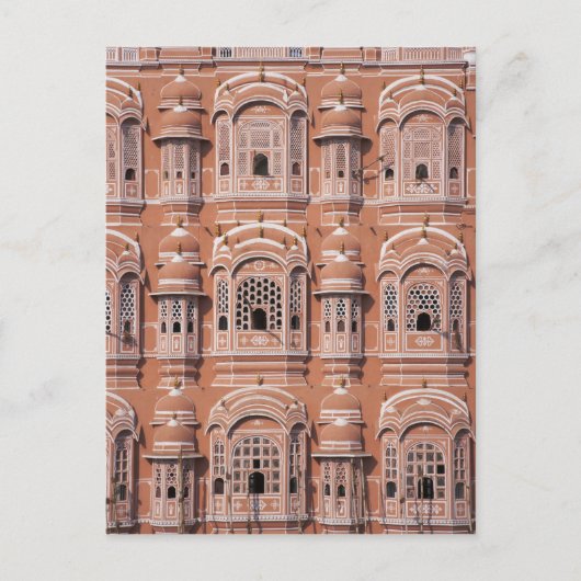 Hawa Mahal (Paleis van de Wind), Jaipur Briefkaart (Voorkant)