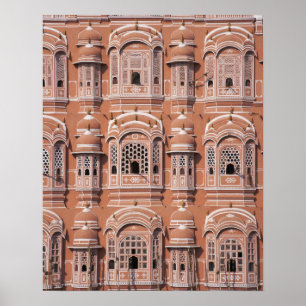 Hawa Mahal (Paleis van de Wind), Jaipur Poster