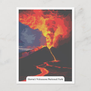 Hawaiʻi Volcanoes Nationaal Park VS Briefkaart