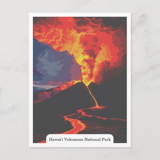 Hawaiʻi Volcanoes National Park Verenigde Staten Briefkaart (Voorkant)