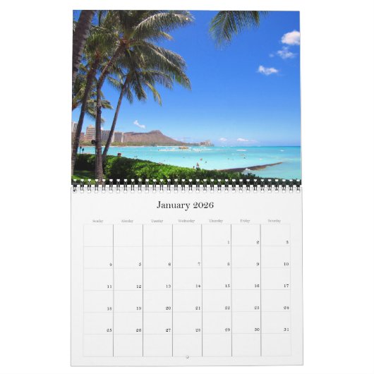 Hawaï 2025 kalender (Jan 2026)