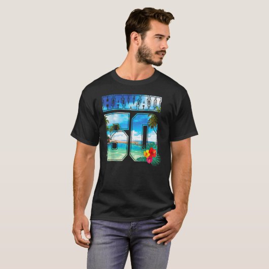 Hawaï 50e staat Hawaï T-shirt (Voorkant volledig)