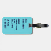 Hawaï-Bagagelabels in de groene ruimte Bagagelabel (Achterkant horizontaal)