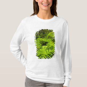 Hawaï, Big Island, Weelderige tropische begroeiing T-shirt