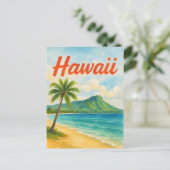 Hawaï Briefkaart (Staand voorkant)
