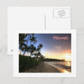 hawaï briefkaart (Voorkant / Achterkant)