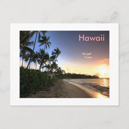 hawaï briefkaart (Voorkant)