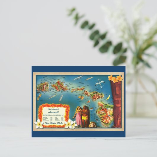 Hawaï Briefkaart (Staand voorkant)