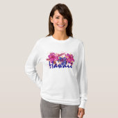 Hawaï-dames T-shirt (Voorkant volledig)