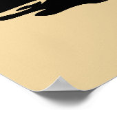 Hawaï, Dancing Hula Meisje op het strand, Reizen Poster (Hoek)