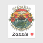 Hawaï: de Aloha-staat Sticker (Vel)