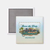 Hawaï eiland Save the Date Magneet (Voorkant / Achterkant)