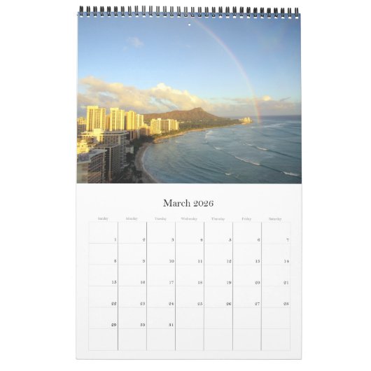 Hawaï eilanden 2025 kalender (Mar 2026)